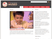 Tablet Screenshot of museopublicidad.cl